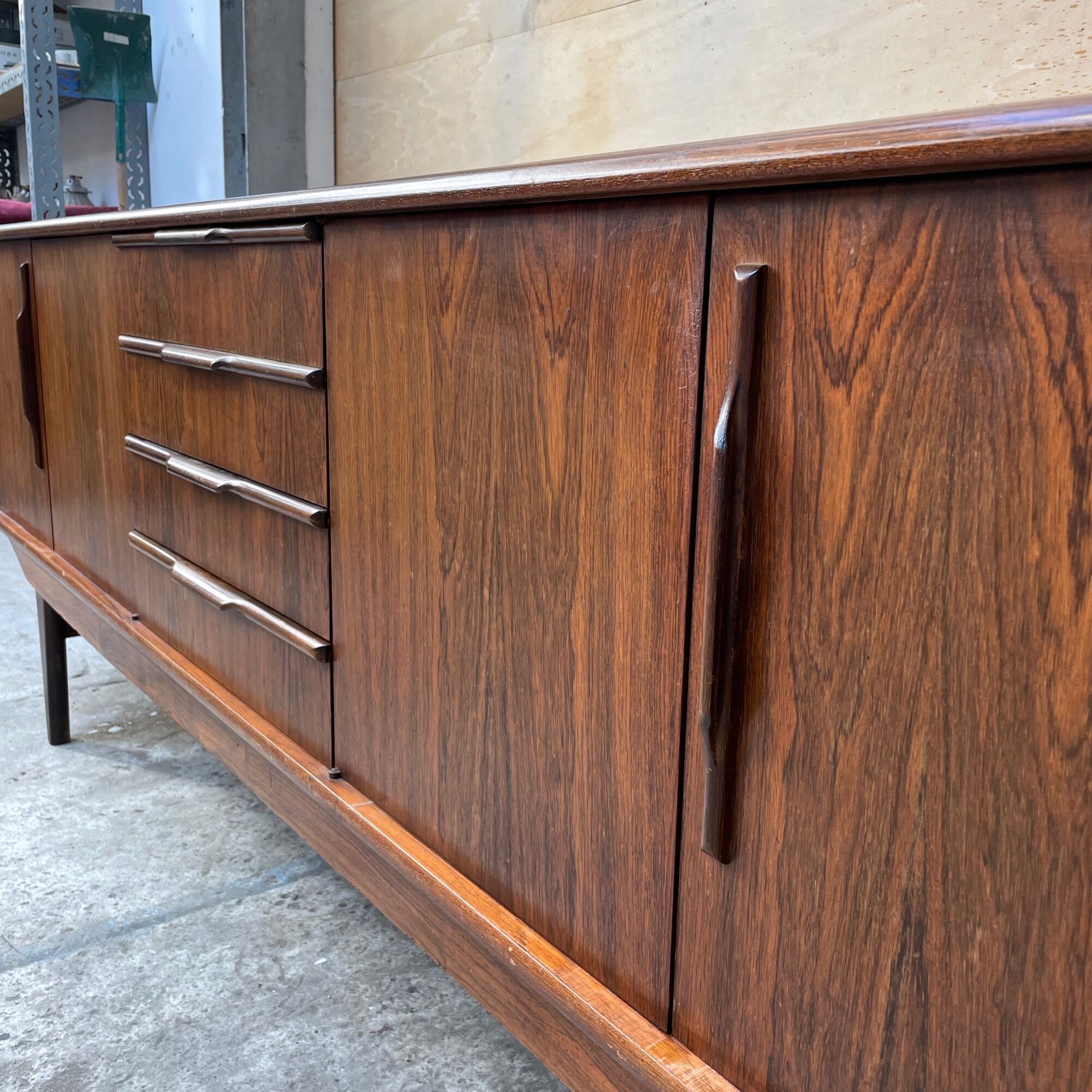 Scandinavian rosewood sideboard