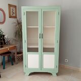 Art Deco glass cabinet 50s