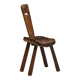 Alpine Folk Art Chair, France, 19th Century