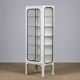Vintage Iron Medical Cabinet 1970s