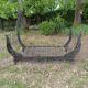 Bench, cast iron daybed, late 19th - early 20th century