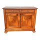 Antique solid wood sideboard – Louis-Philippe style, 2 doors & 2 drawers
