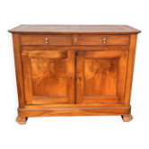 Antique solid wood sideboard – Louis-Philippe style, 2 doors & 2 drawers