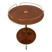 Vintage 70s Pedestal Table / Bar Furniture