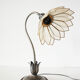Metal flower lamp and ancient mother-of-pearl