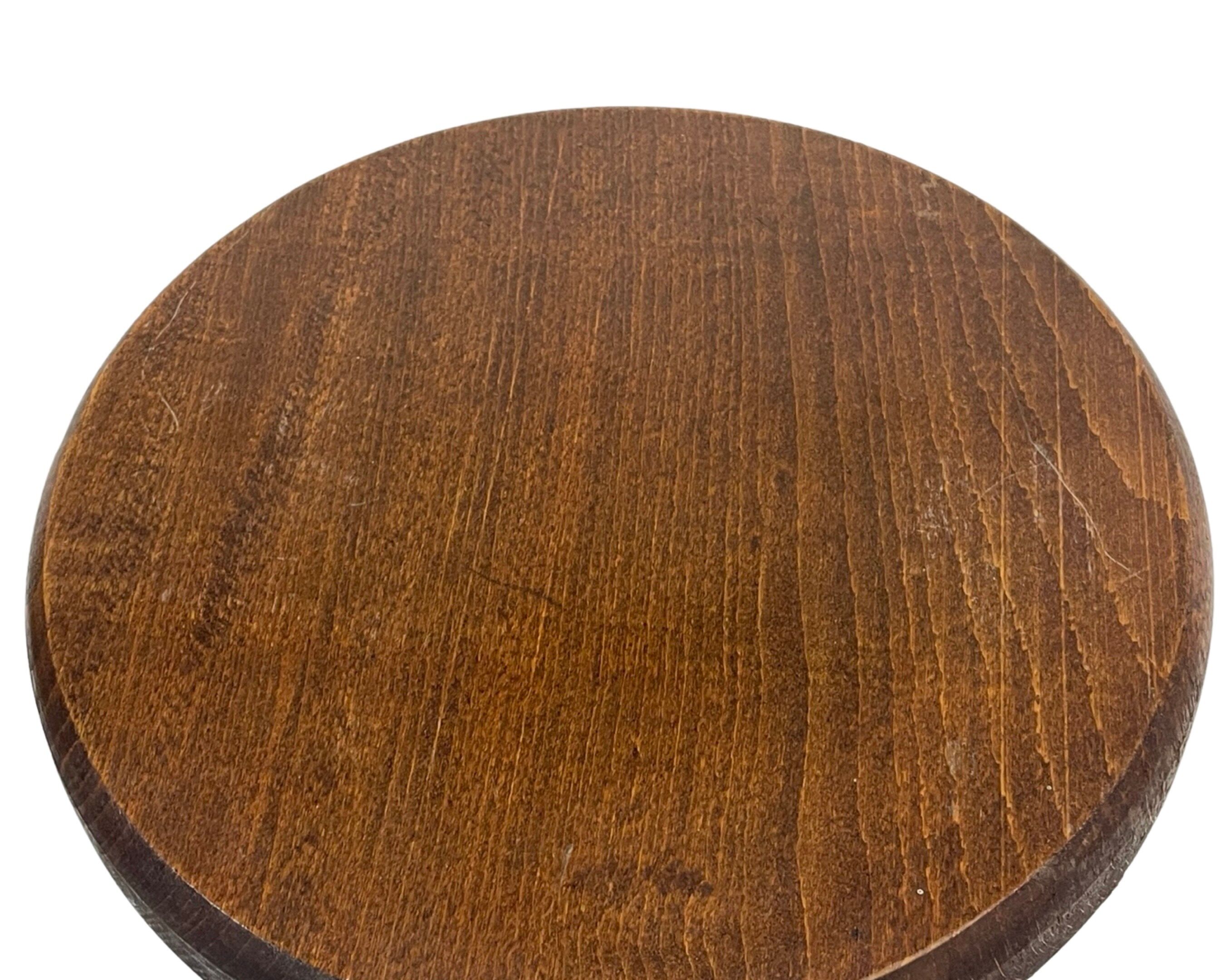 Vintage barstool, wood, 60s