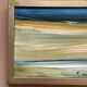 Mid-Century Swedish Oil on Canvas – "Abstract" by Curt Agge, Framed