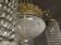 Antique italian liberty chandelier lamp, 1930s