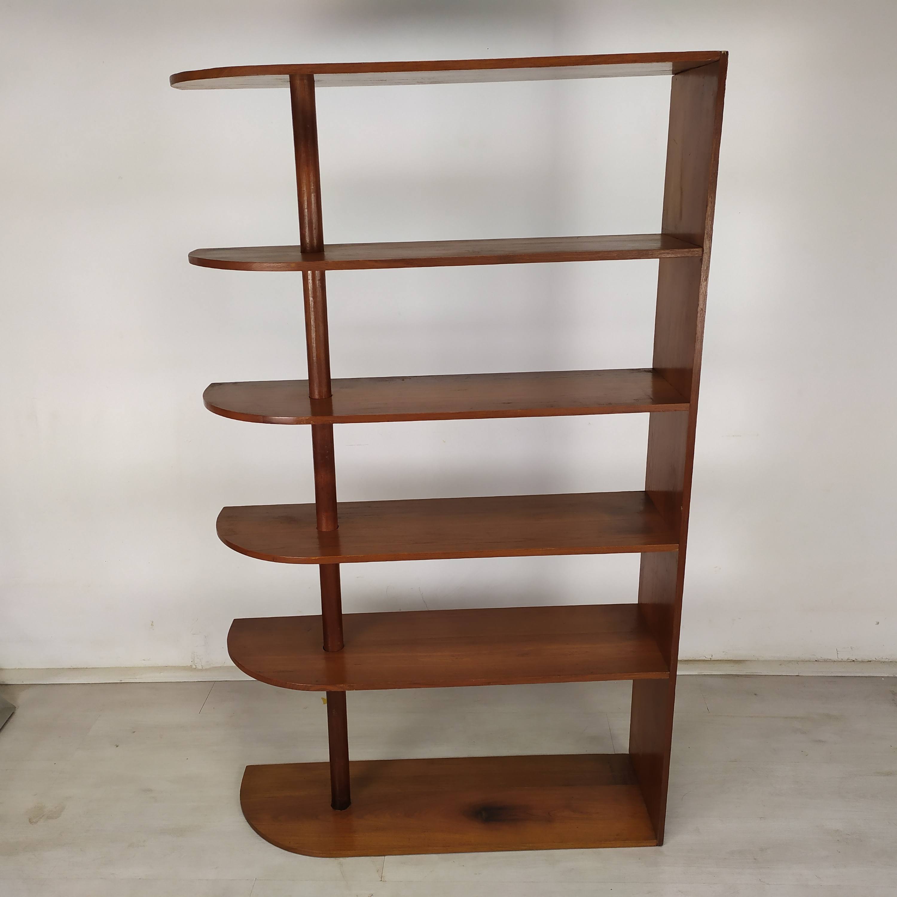 Oak shelf art deco style