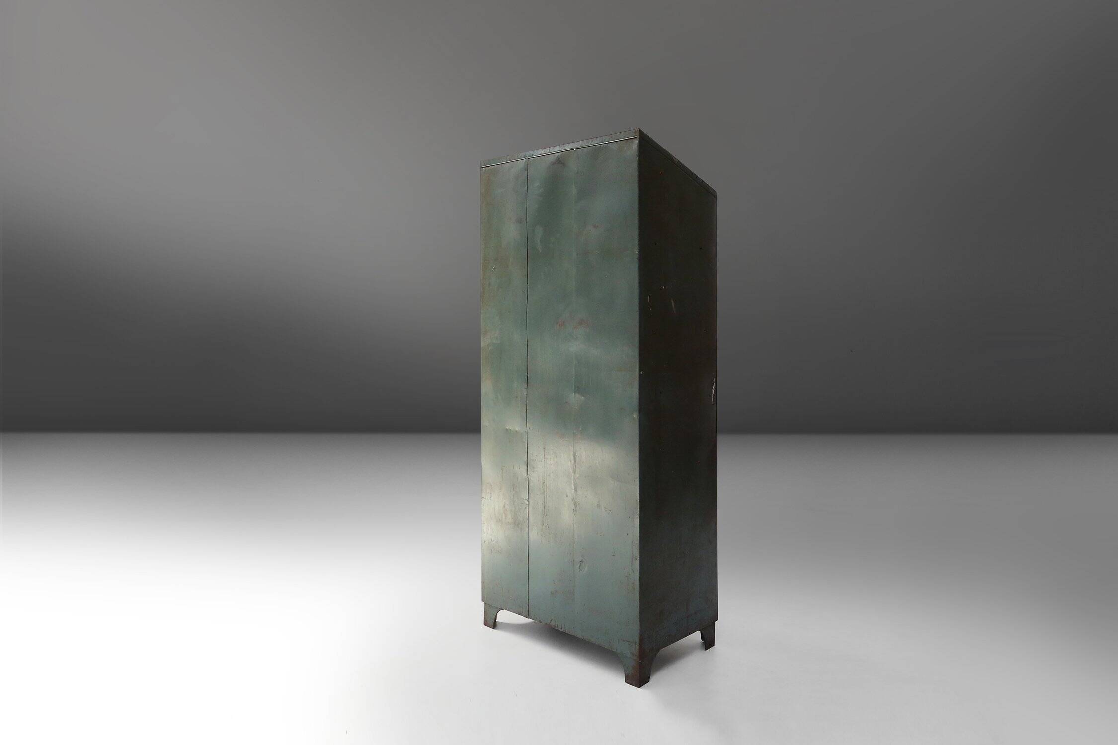 Antique Industrial Storage Locker, France ca. 1910