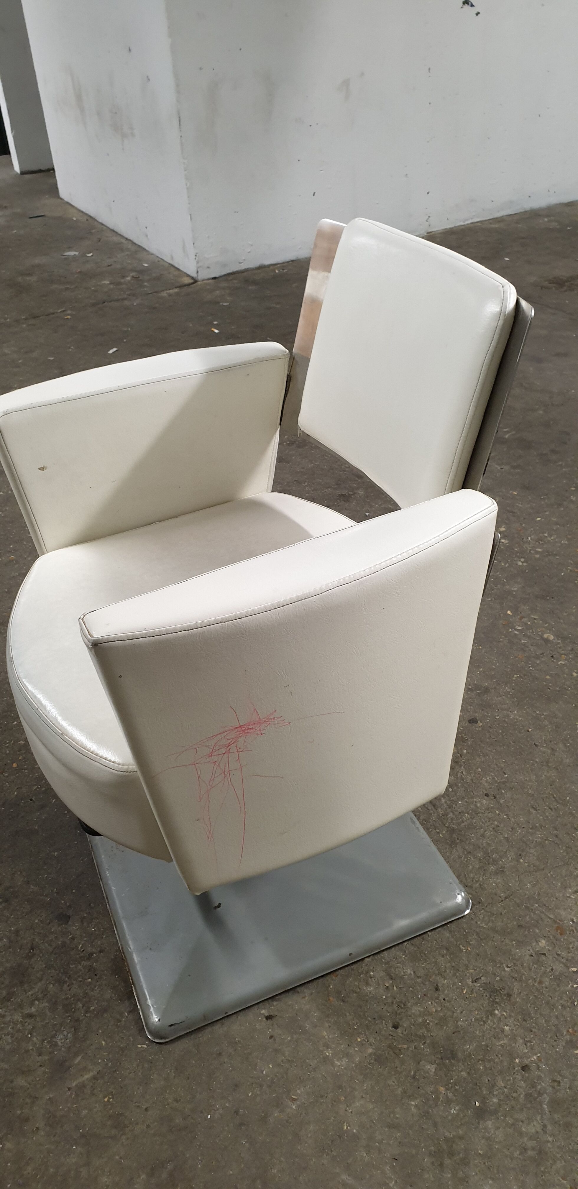 Vintage barber chair