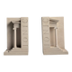 Set of ionic bookends
