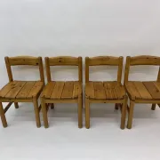 Set of 4 Rainer Daumiller dining chairs, 1970s
