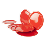 Vermilion red plates