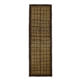 Tapis Oushak en laine noué à la main turc 73 cm x 232 cm