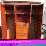 English mahogany wardrobe circa 1920