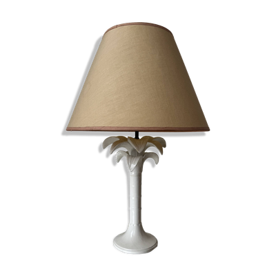 Lampe palmier céramique Tommaso Barbi années 60
