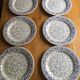 Lot de 6 assiettes en gien