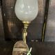 Paire d’appliques laiton et verre vintage