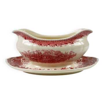 Sauceboat "Burgenland", Villeroy & Boch, red