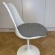 Saarinen marble table Edition Knoll and its 4 tulip chairs (set of 5)
