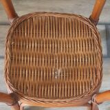 Rattan plant holder
