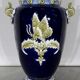 Earthenware vase, faience factory of fives lille - early twentieth century