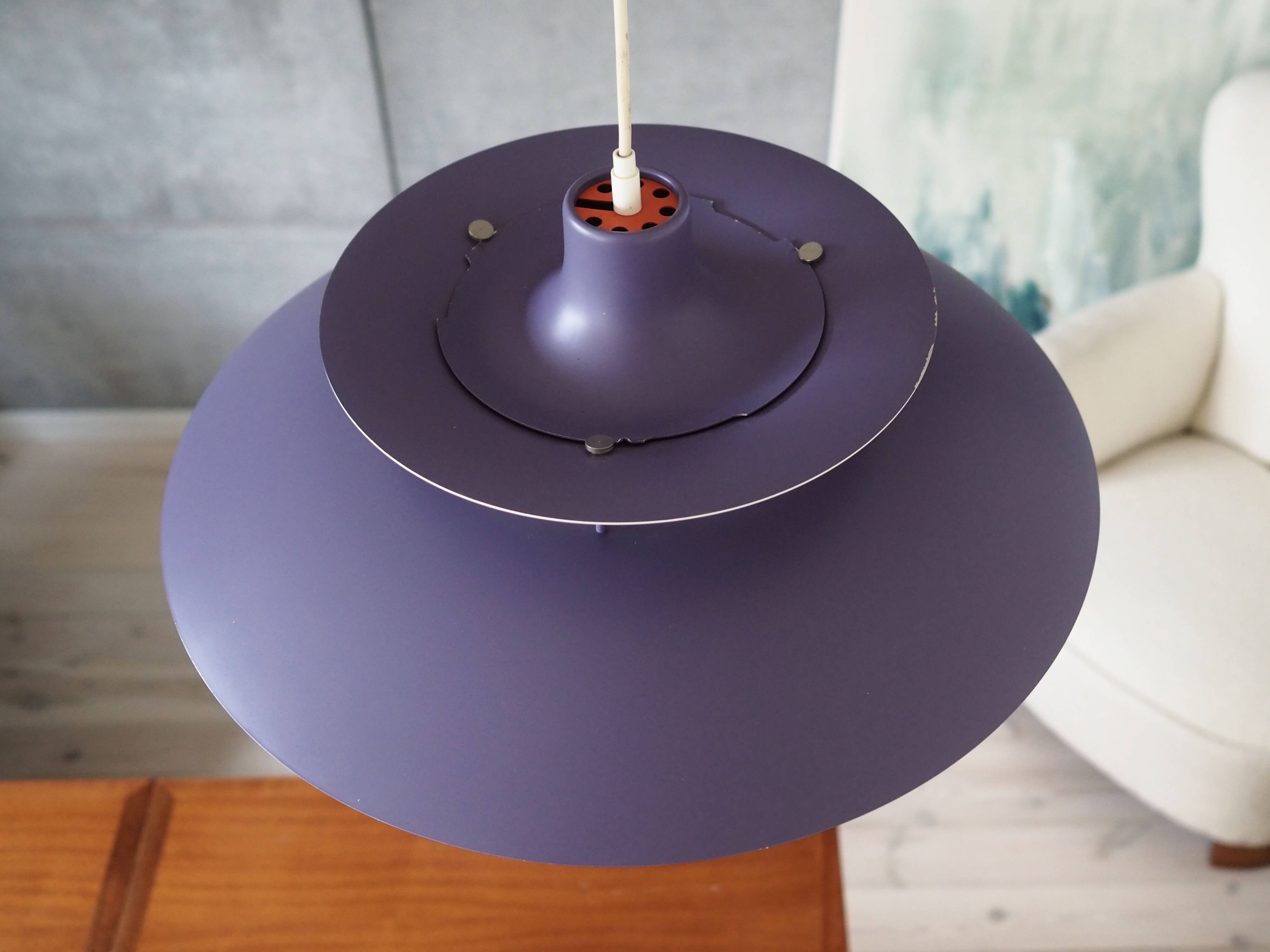 Pendant lamp, Danish design, 1970s, production: Louis Poulsen