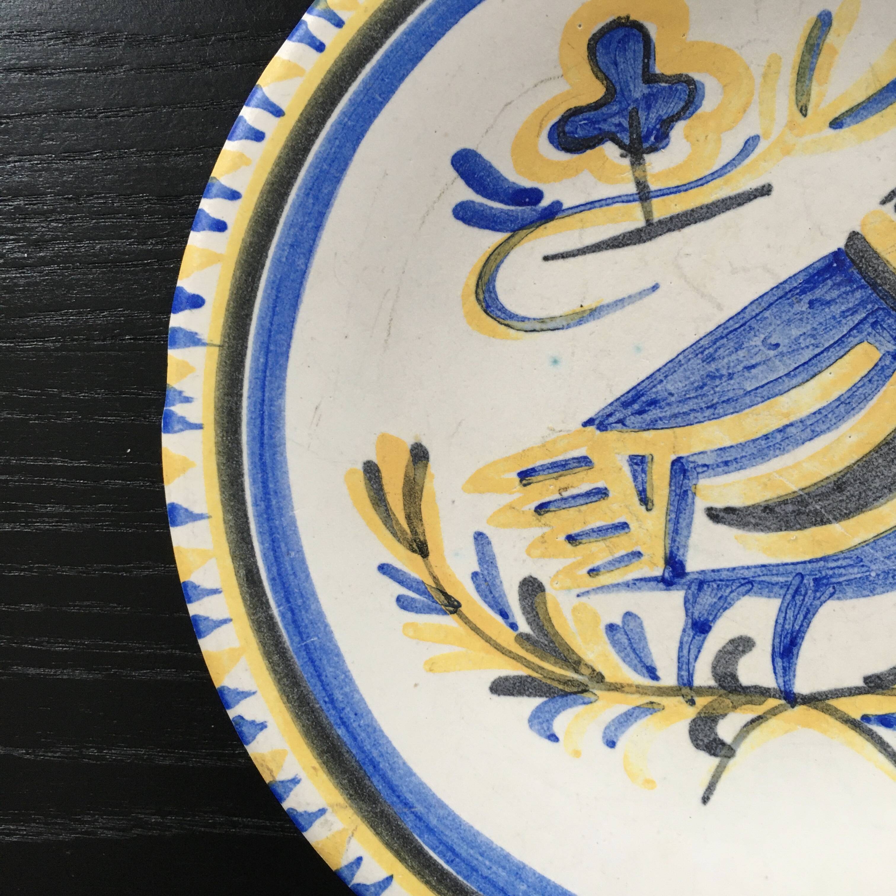 Set of 2 Keraluc Quimper plates