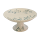 Servant dish on piedouche / compotier, Terre de Ferre, Longwy cute pattern, Vintage, early 19th