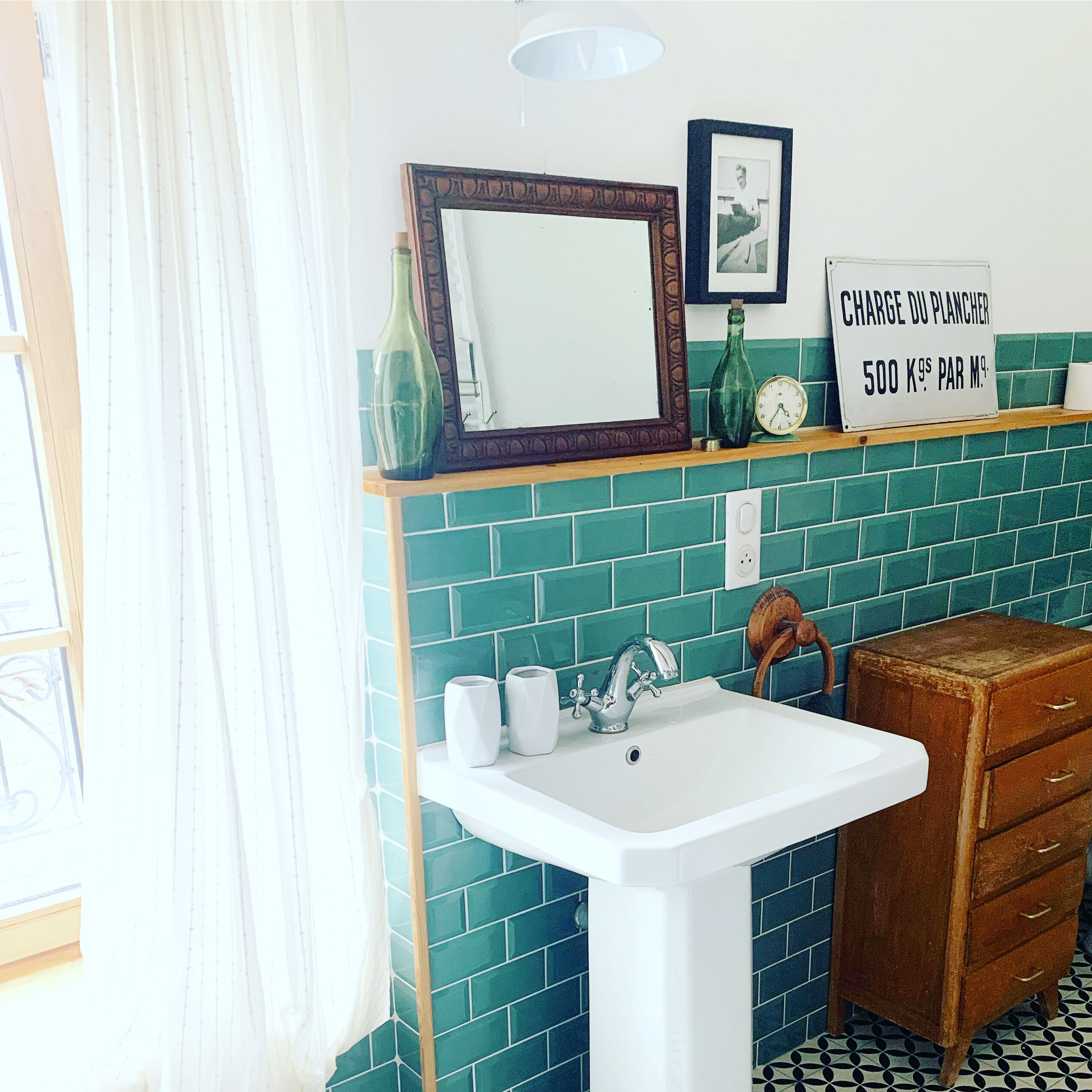 Vintage art deco mirror