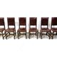 Vintage Handmade French Chairs in Leather & Oak, 1970s.