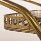 Italian mid century brass bar cart, serving trolley, 1960s