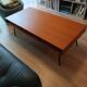 Table basse en acajou massif