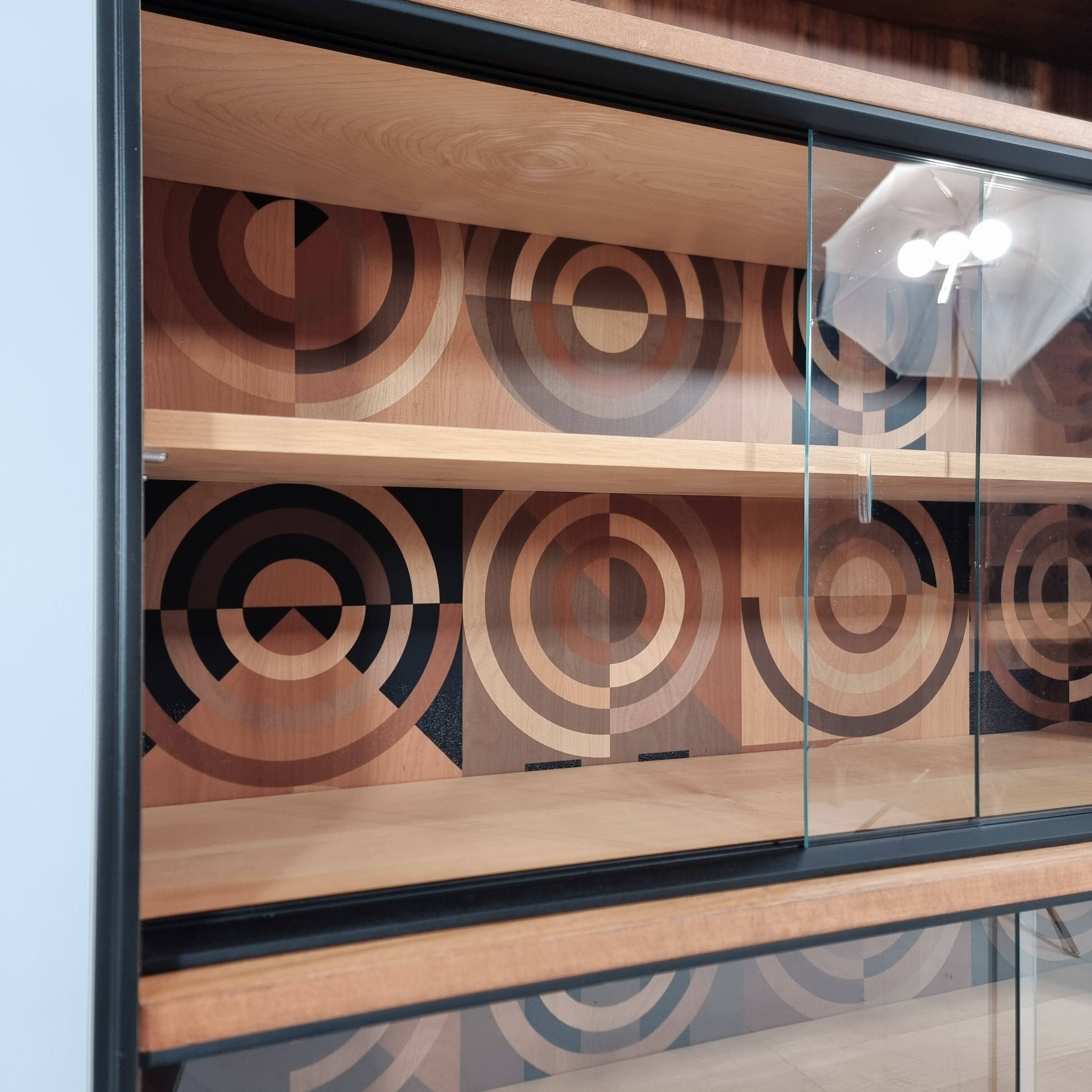 Vintage Brown Vitrine from Tatra, 1970s