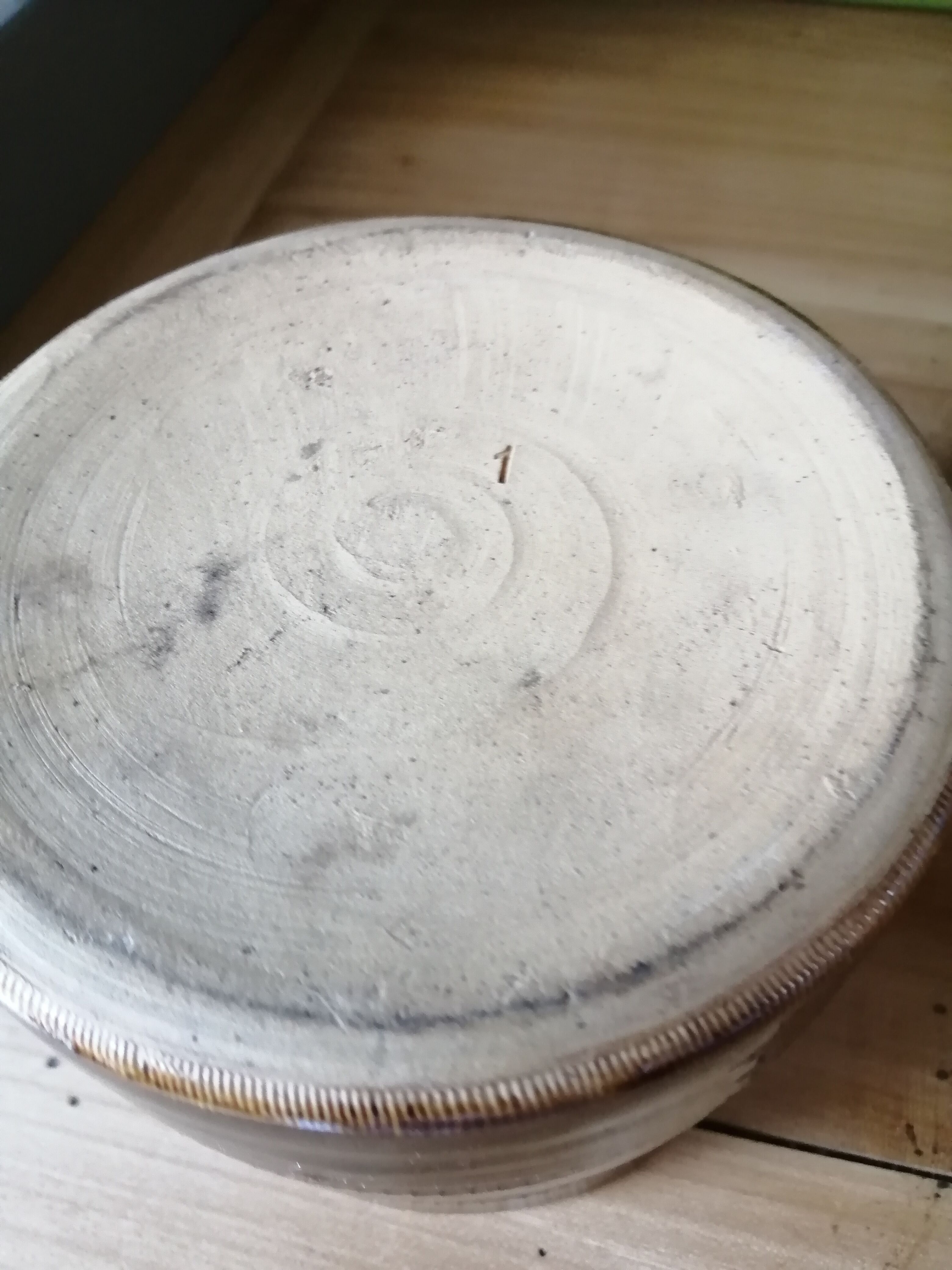 Old sandstone butter maker