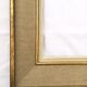 1950s frame in wood, plaster and fabric