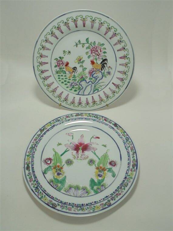 Chinese porcelain plates