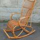 Rocking-chair en rotin , années 50/60