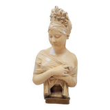 Female plaster bust