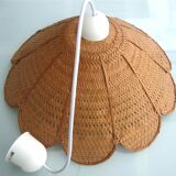 Vintage rattan flower hanging