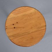 Pine stool by René Martin, France, circa 1965