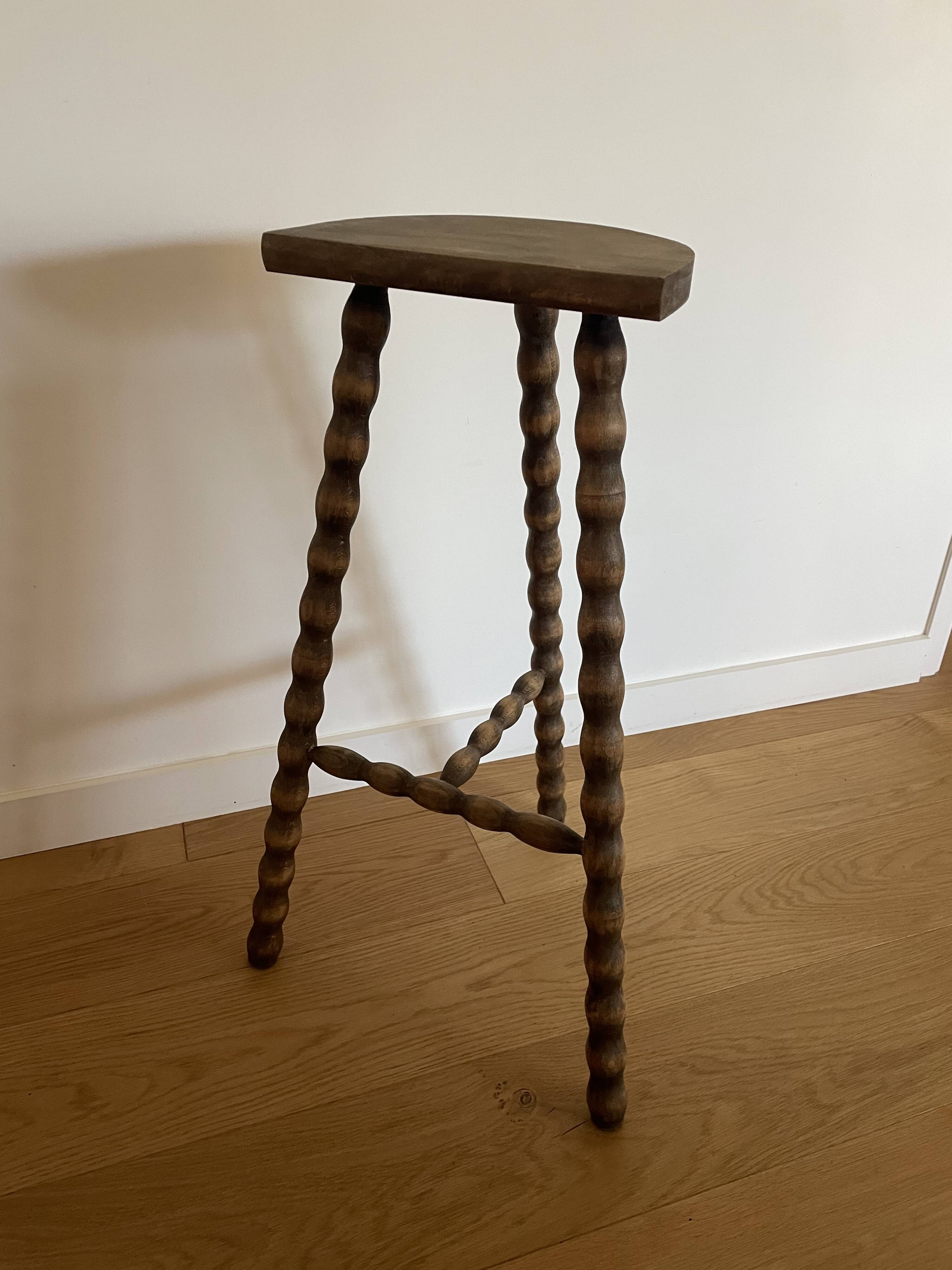 High tripod stool