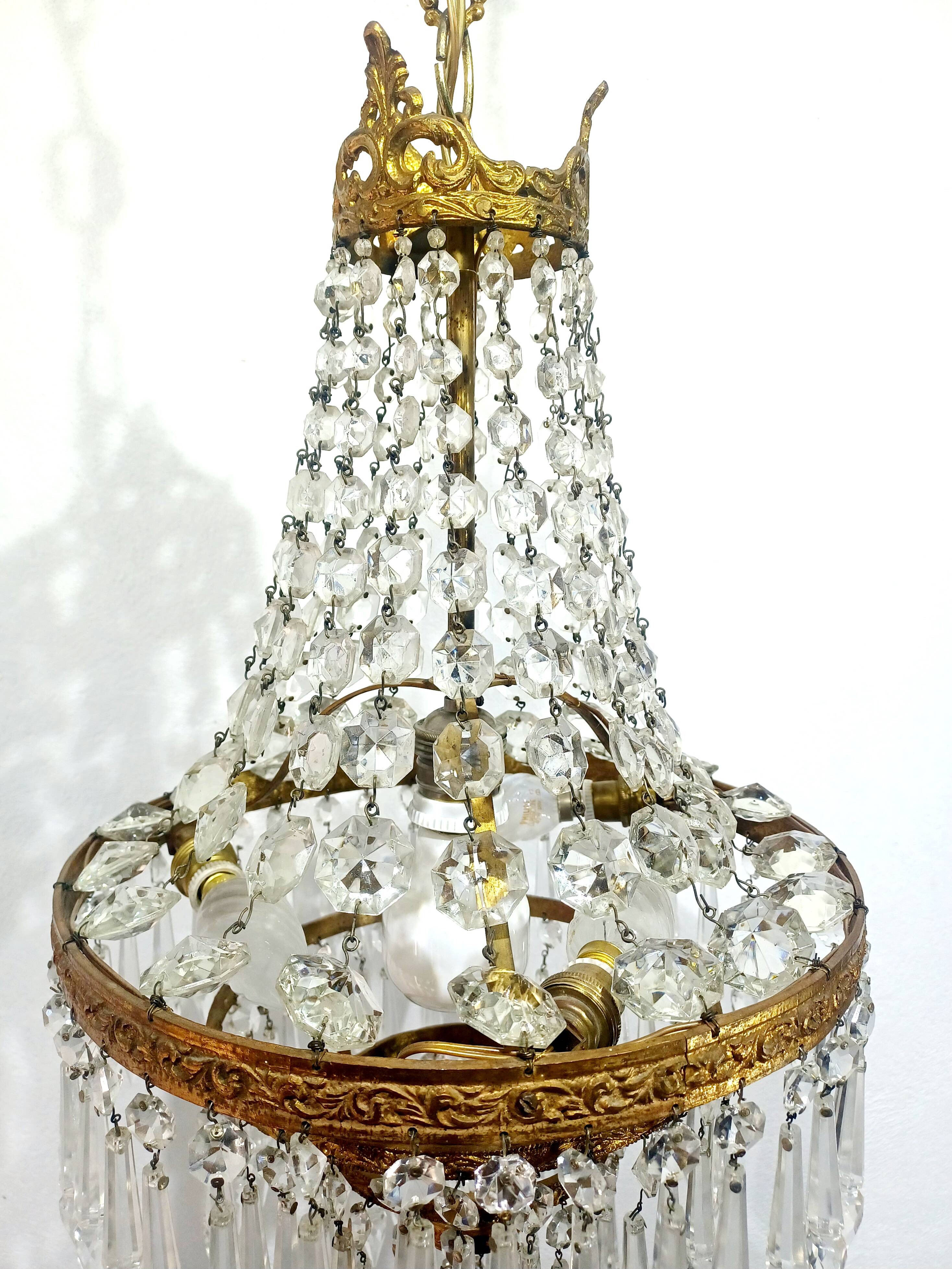 4-light hot air balloon chandelier