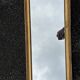 Large gold mirror 150 cm long classic style beaded frame