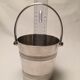 Silver metal ice bucket