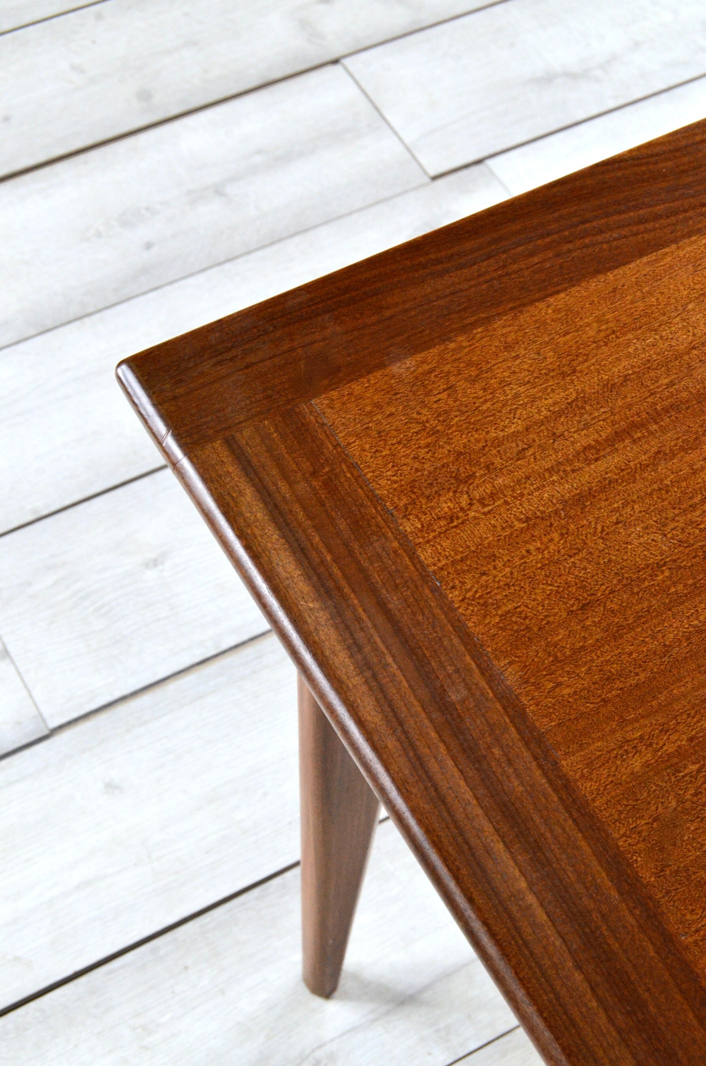 Midcentury A. Younger for Heal's Afromosia Table. Retro / Modern / Danish style.