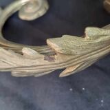 Art deco bronze wall lamp