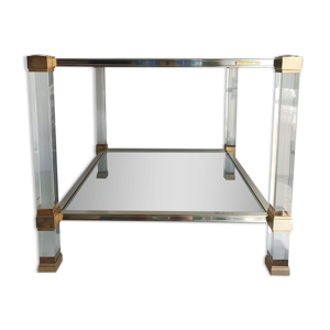 table basse carrée verre