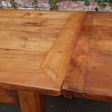 Elm farmhouse table with extensions 6/12 people